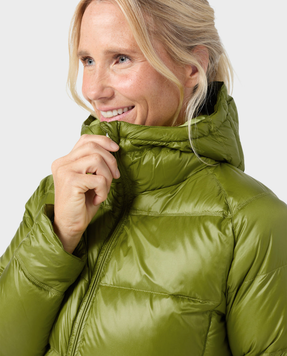 Women's Hometown Down Hooded Jacket - Image 12