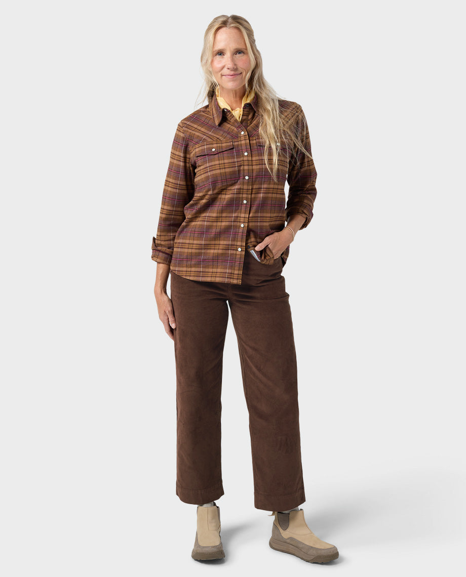 Women's Rivet Wide Leg Cord - Image 9