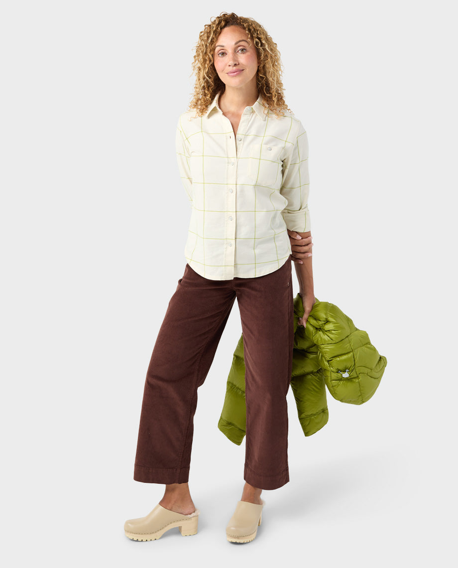 Women's Miter Stretch Lightweight Flannel Shirt - Image 3