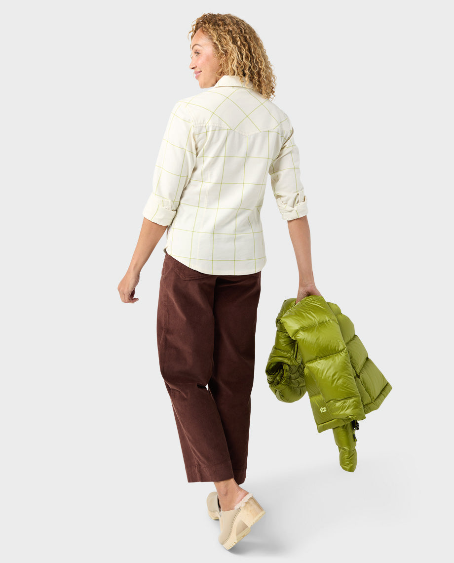 Women's Miter Stretch Lightweight Flannel Shirt - Image 5