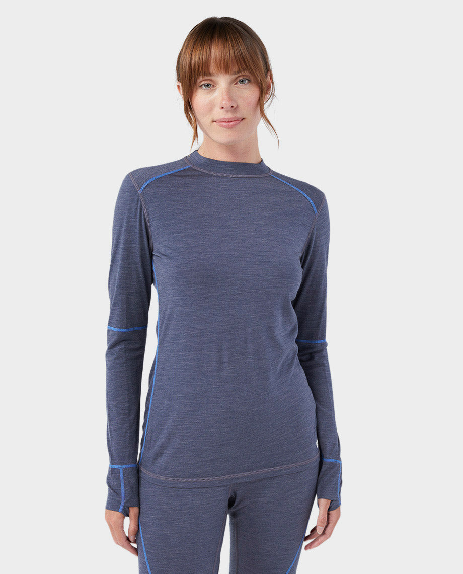 Women's Basis PeakWool Lightweight Crew LS - Image 18