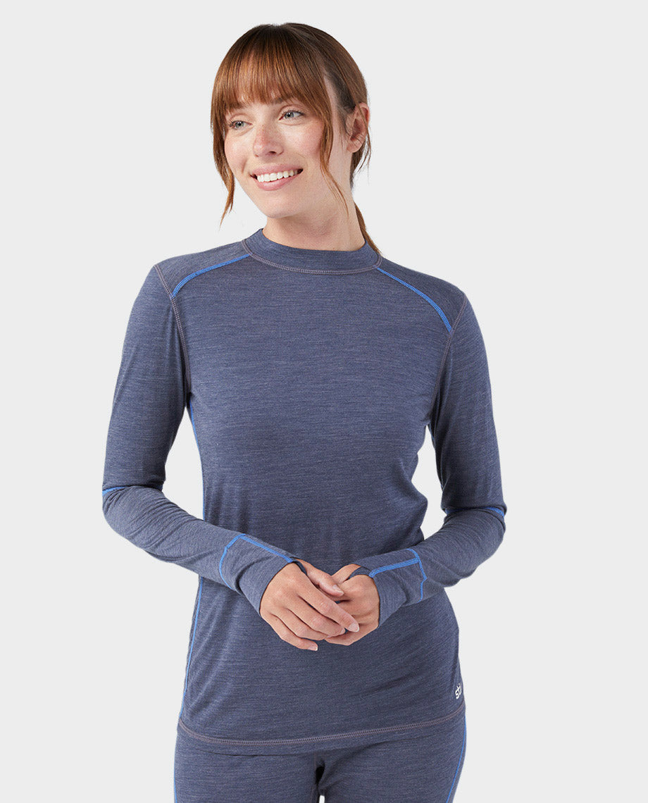 Women's Basis PeakWool Lightweight Crew LS - Image 20