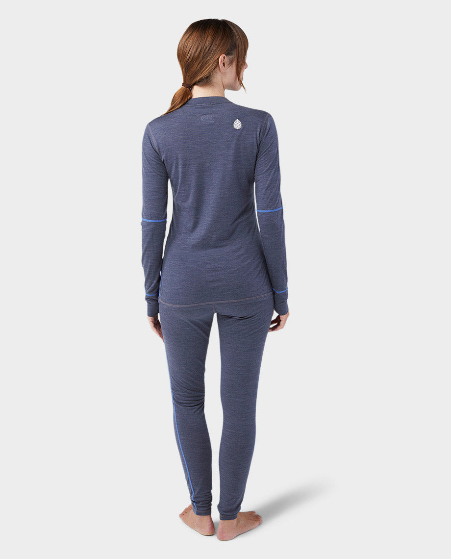 Women's Basis PeakWool Lightweight Crew LS - Image 22