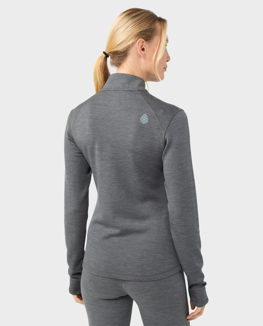 Women's Basis PeakWool Midweight Half Zip - Image 4