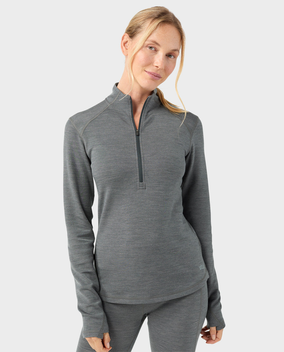 Women's Basis PeakWool Midweight Half Zip - Image 5
