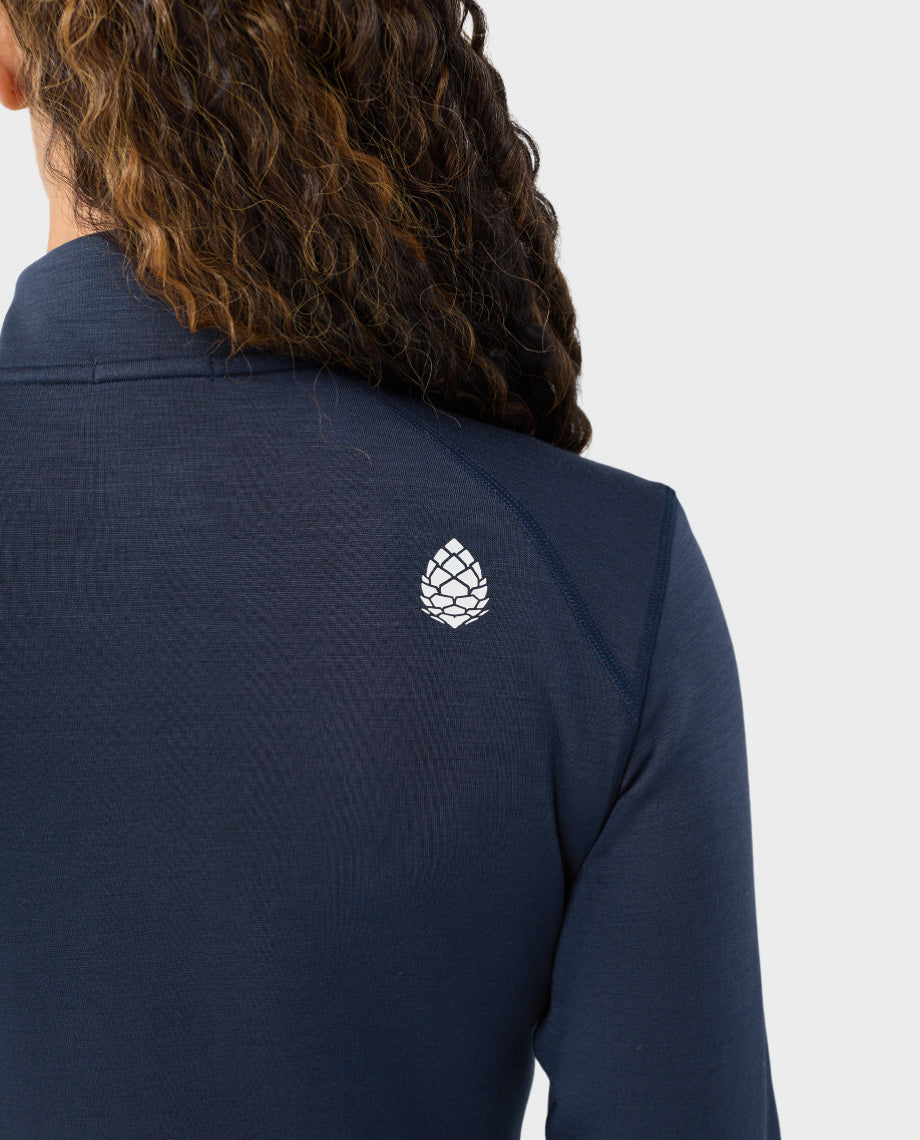 Women's Basis PeakWool Midweight Half Zip - Image 13