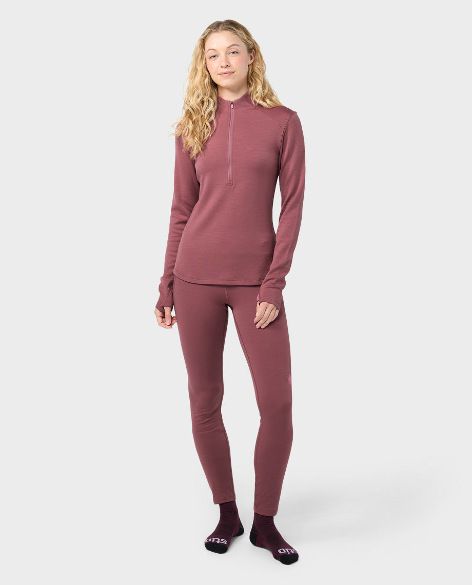 Women's Basis PeakWool Midweight Half Zip - Image 17