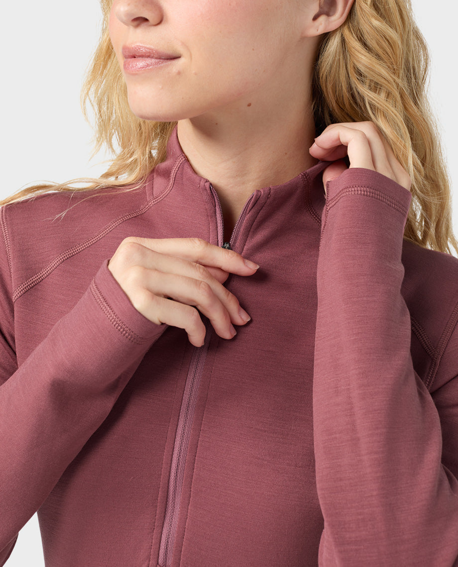 Women's Basis PeakWool Midweight Half Zip - Image 20