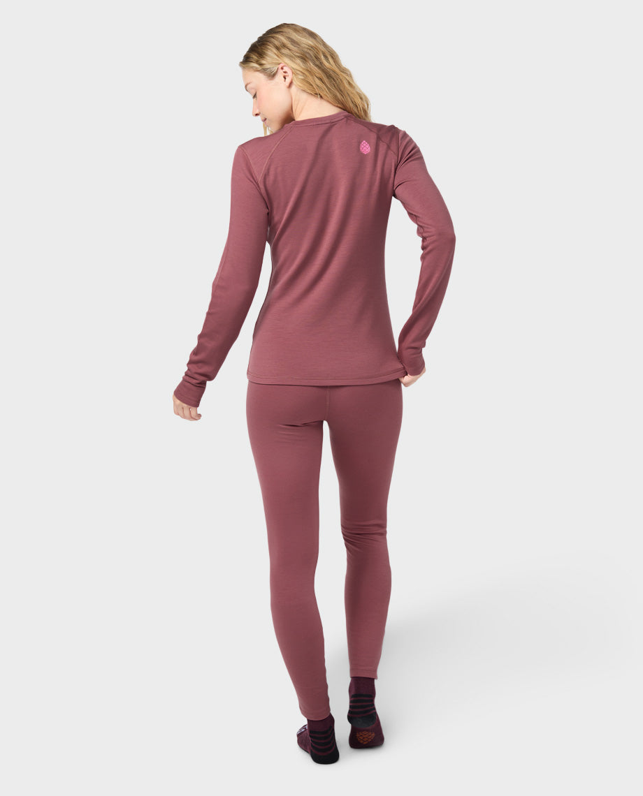 Women's Basis PeakWool Midweight Crew LS - Image 10