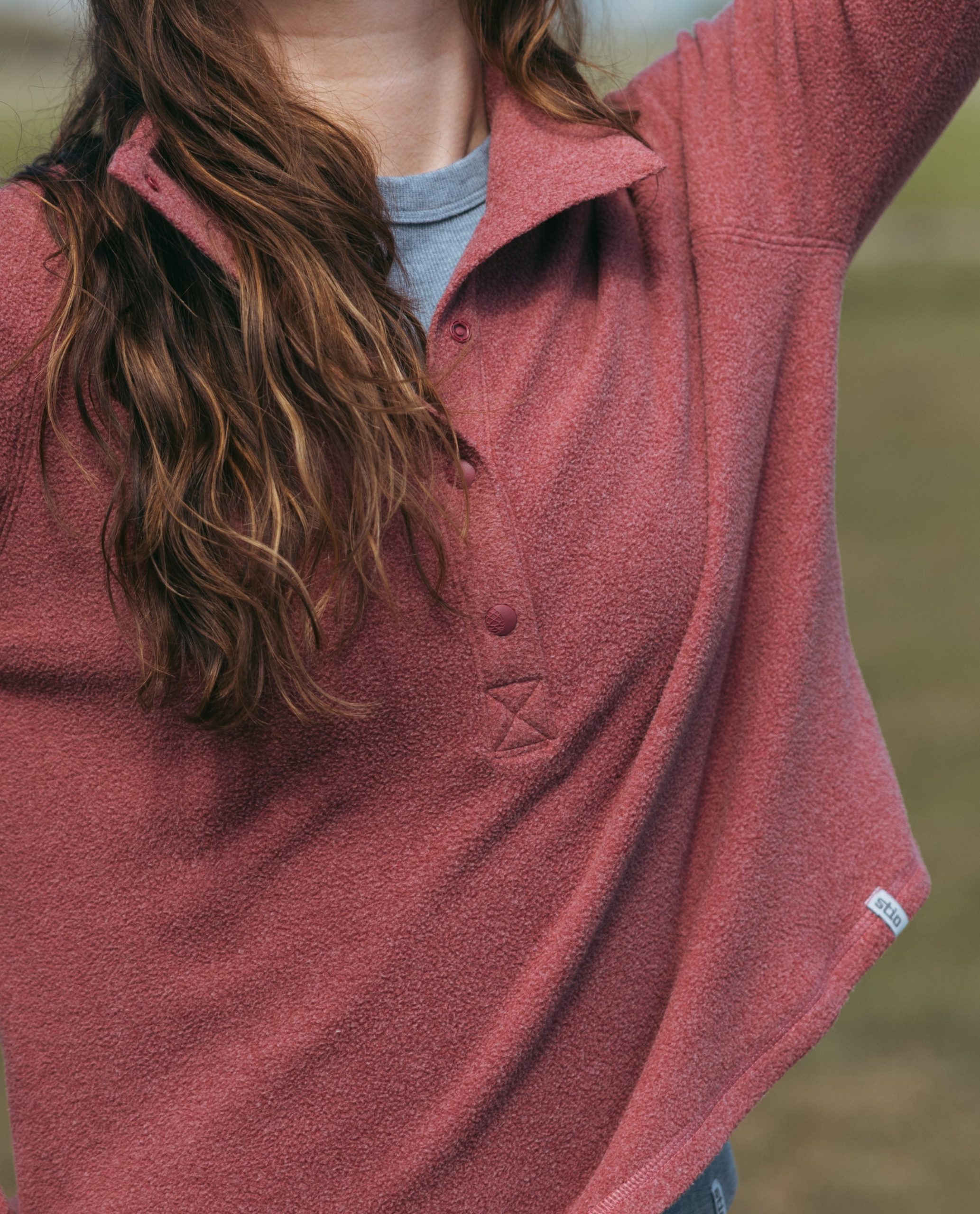 Women's Turpin Fleece Snap Pullover - Image 15