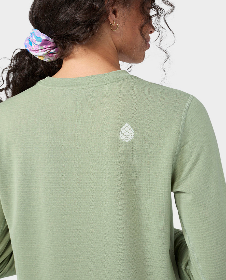 Women's Trax Power Grid Crew - Image 5