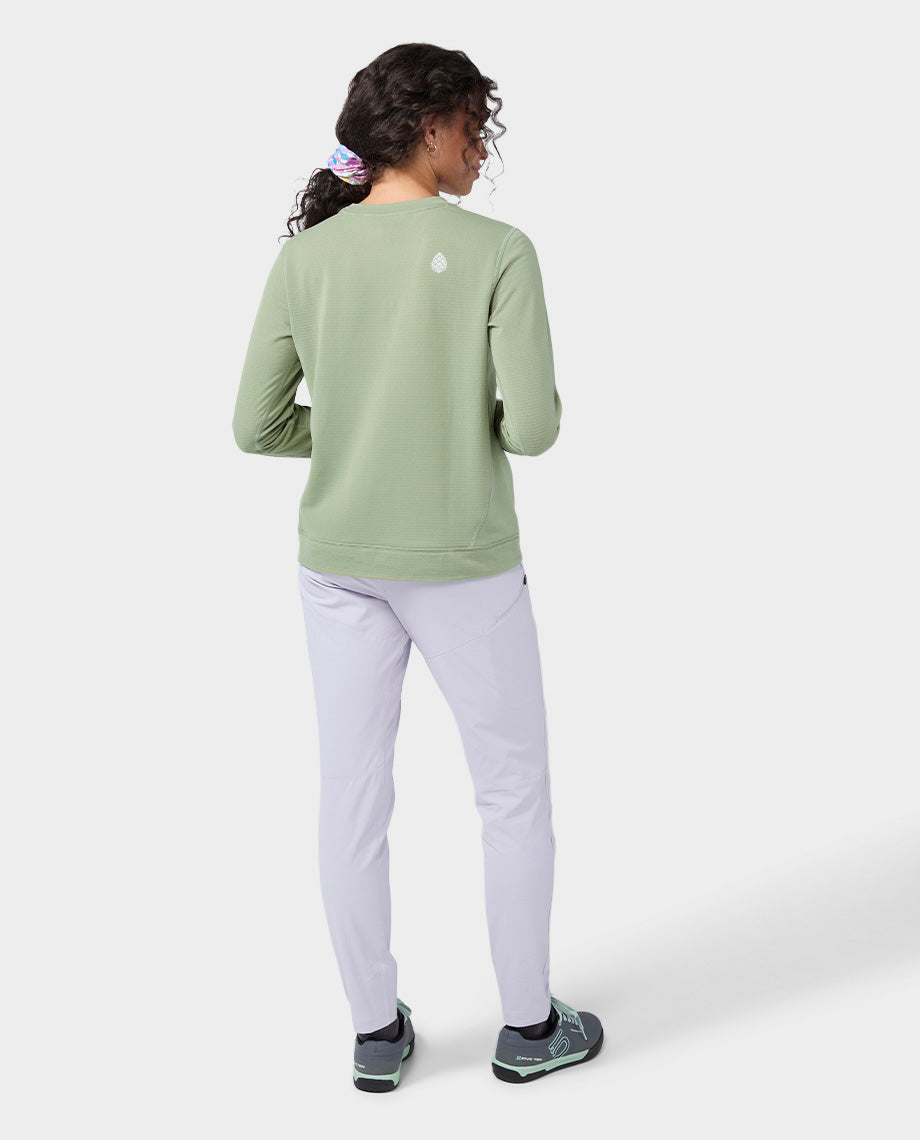Women's Trax Power Grid Crew - Image 9