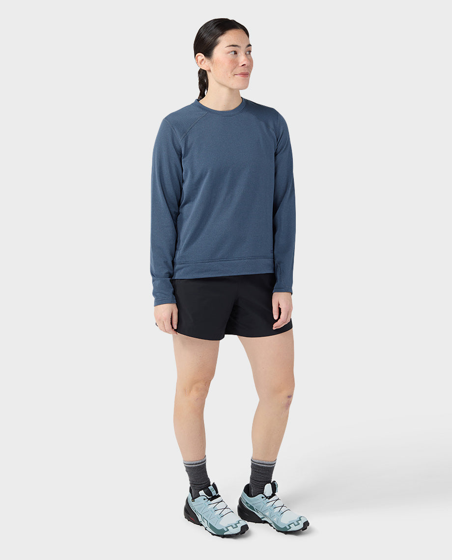 Women's Trax Power Grid Crew - Image 13