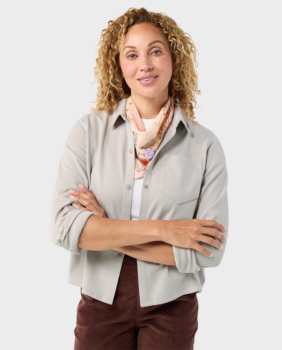 Women's Notion Stretch Knit Shirt - Image 3