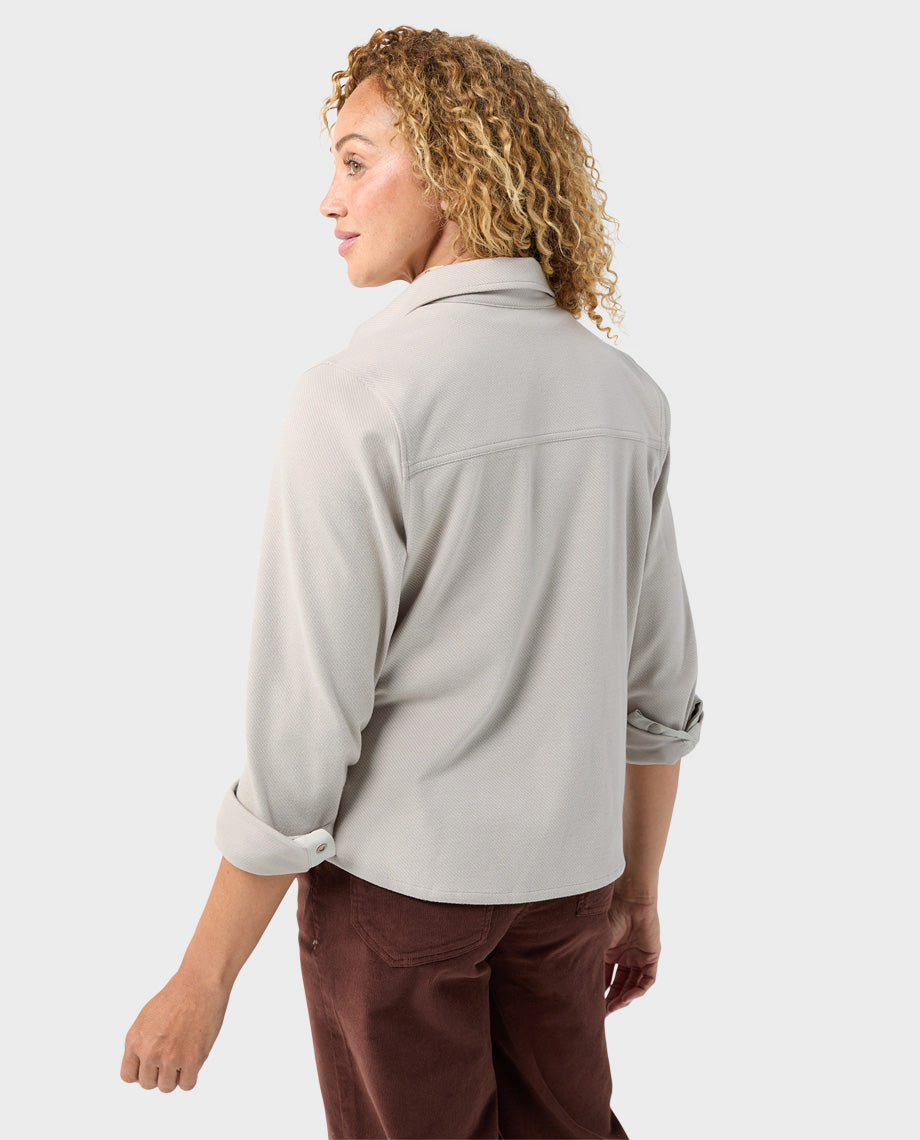 Women's Notion Stretch Knit Shirt - Image 4