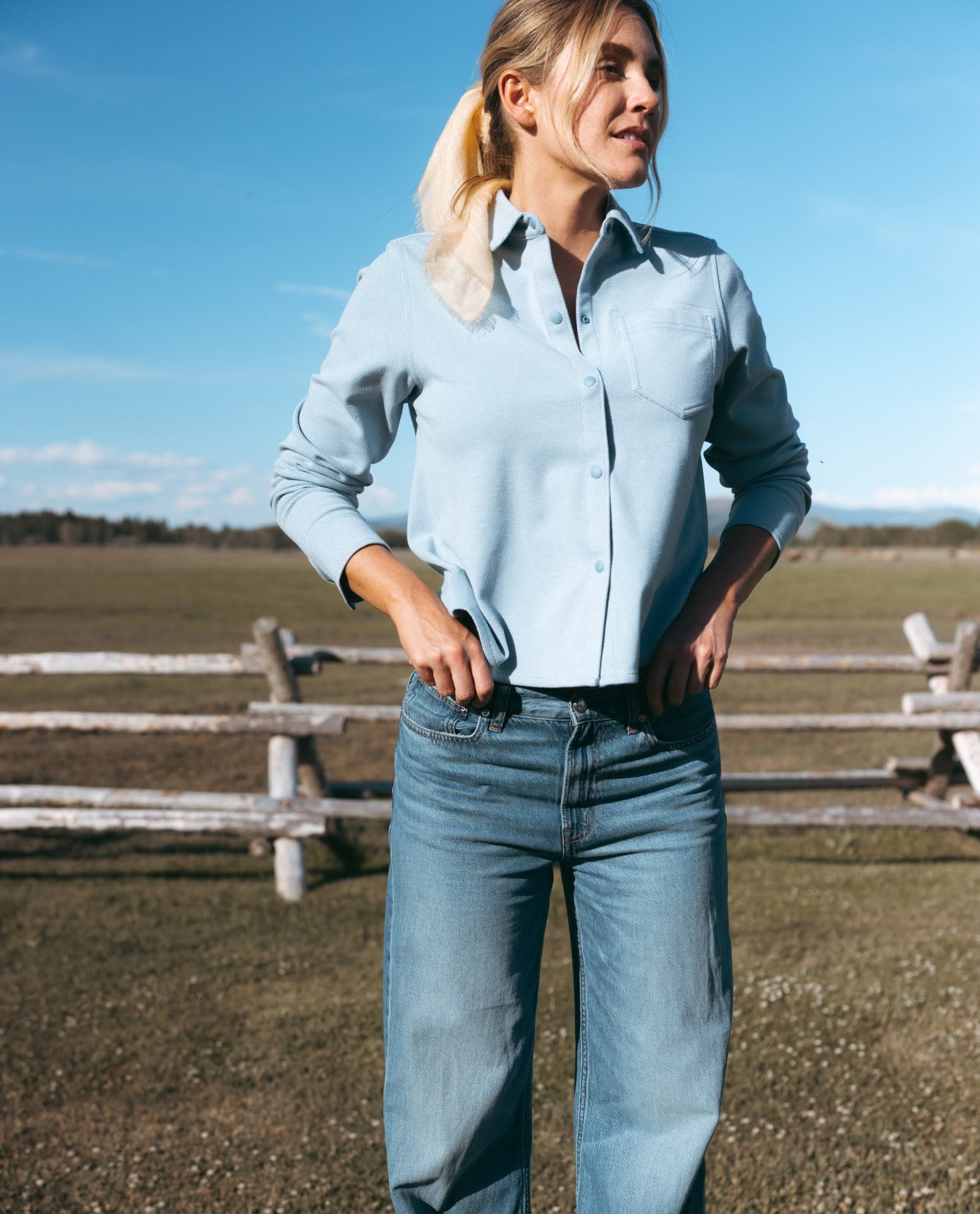 Women's Notion Stretch Knit Shirt - Image 19