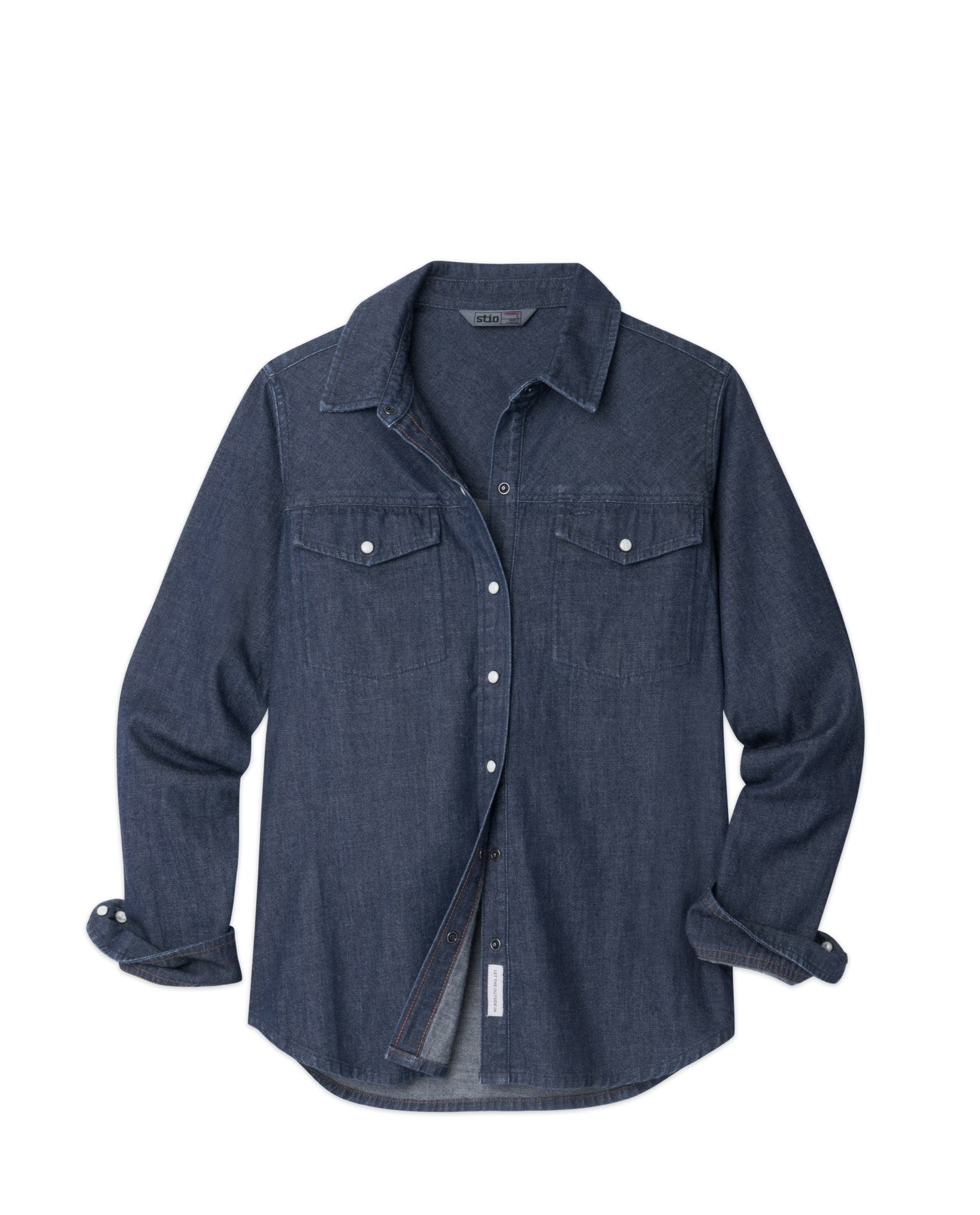 Women's Slipstone Japanese Denim Shirt - Image 10