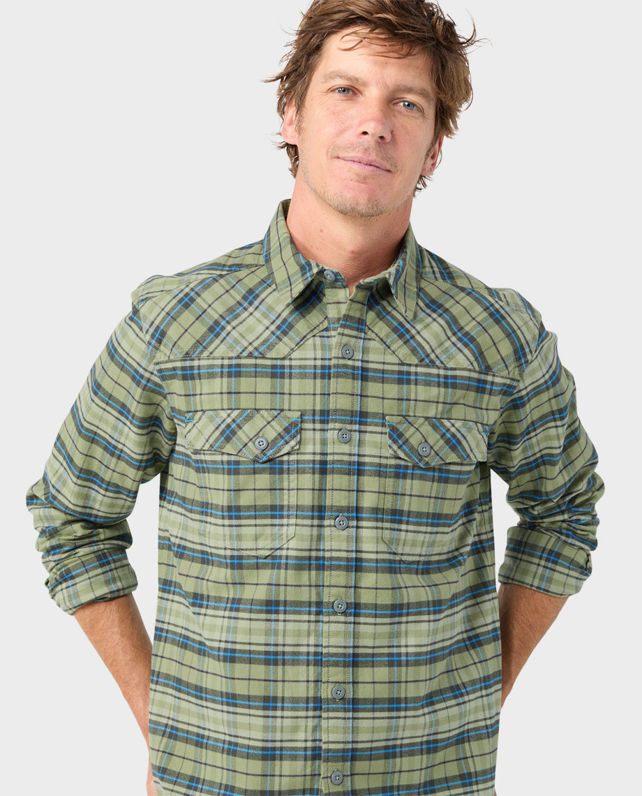 Men's Junction Midweight Flannel Shirt - Image 13