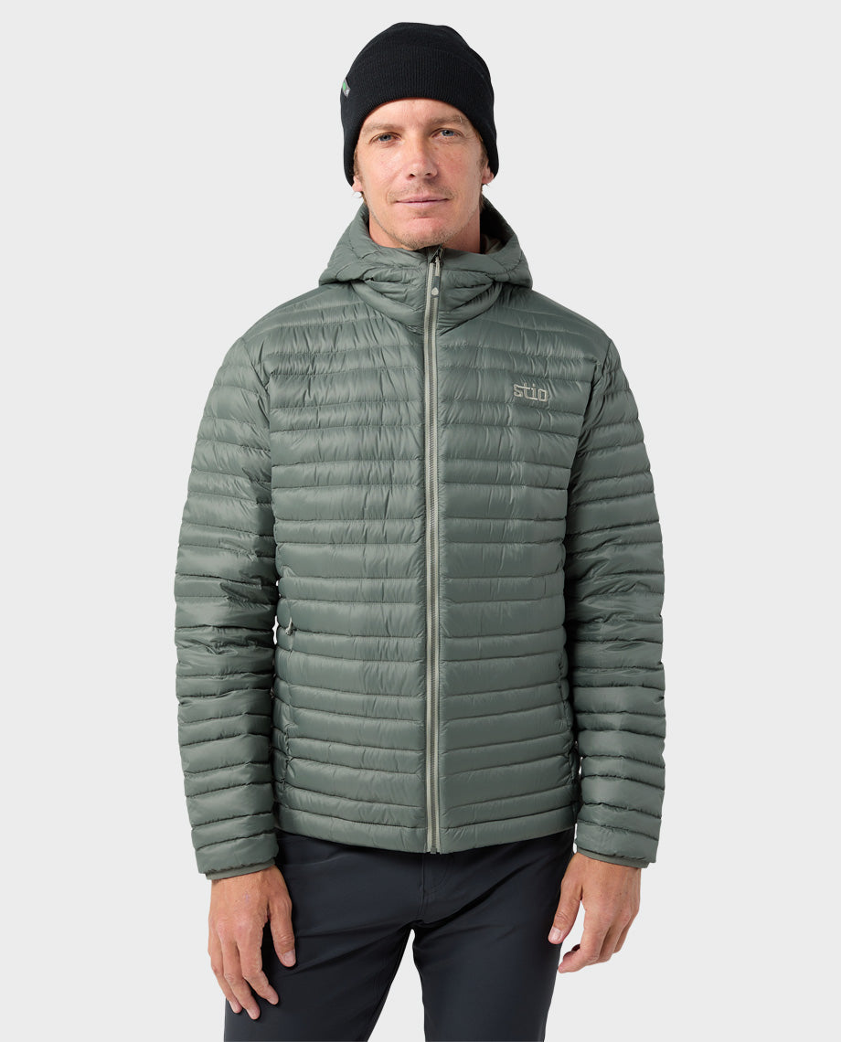 Men's Pinion Down Hooded Jacket - Image 3