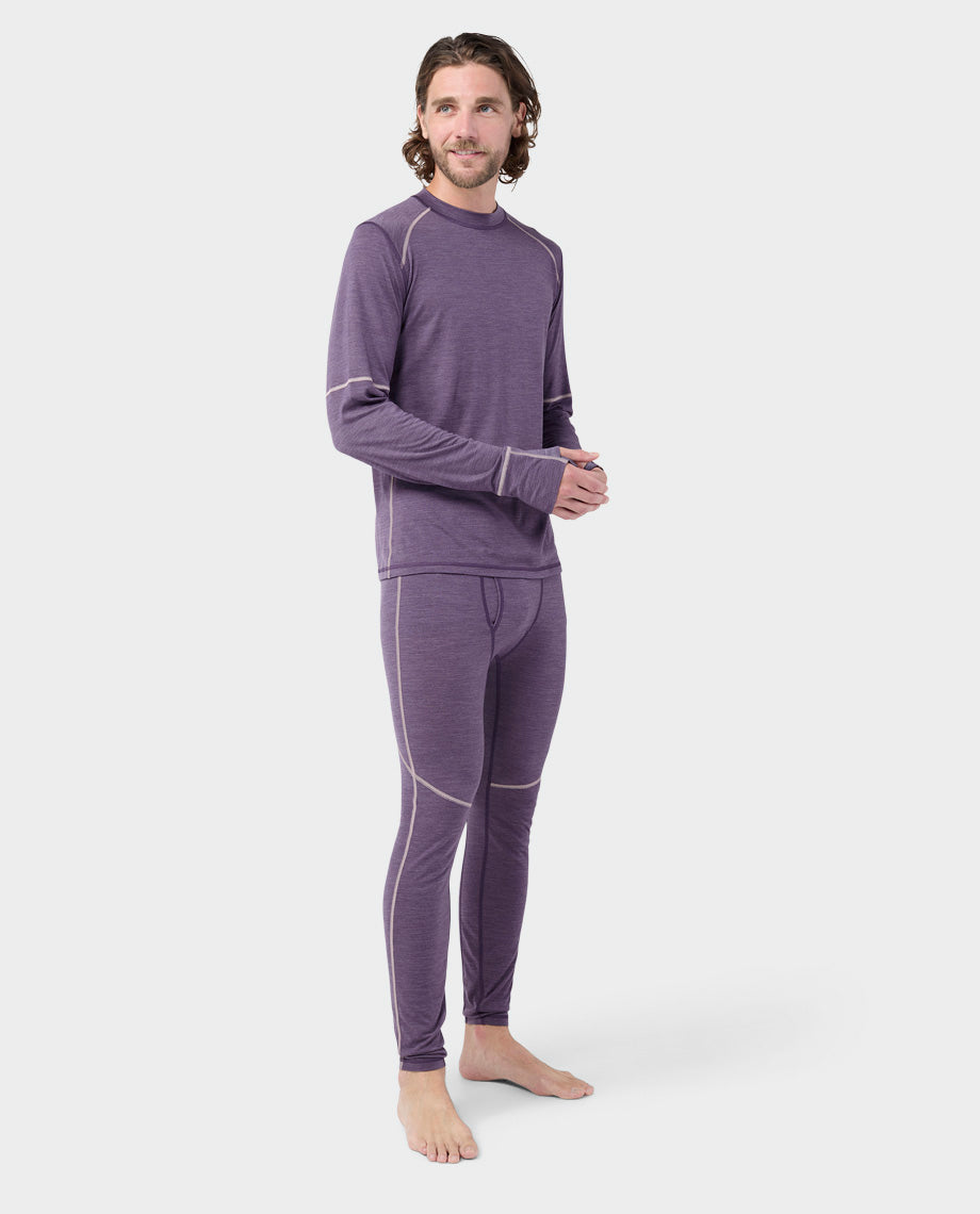 Men's Basis PeakWool Lightweight Crew LS - Image 28