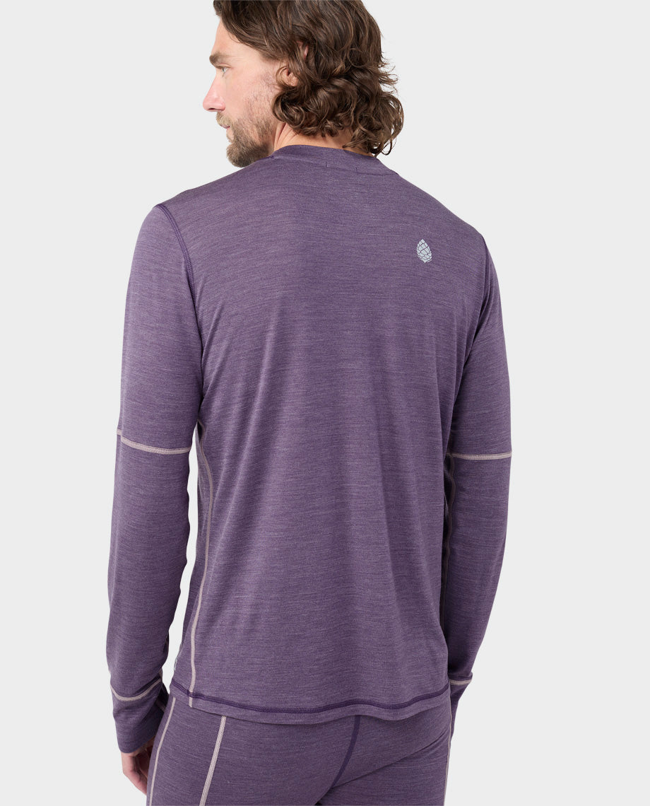 Men's Basis PeakWool Lightweight Crew LS - Image 30