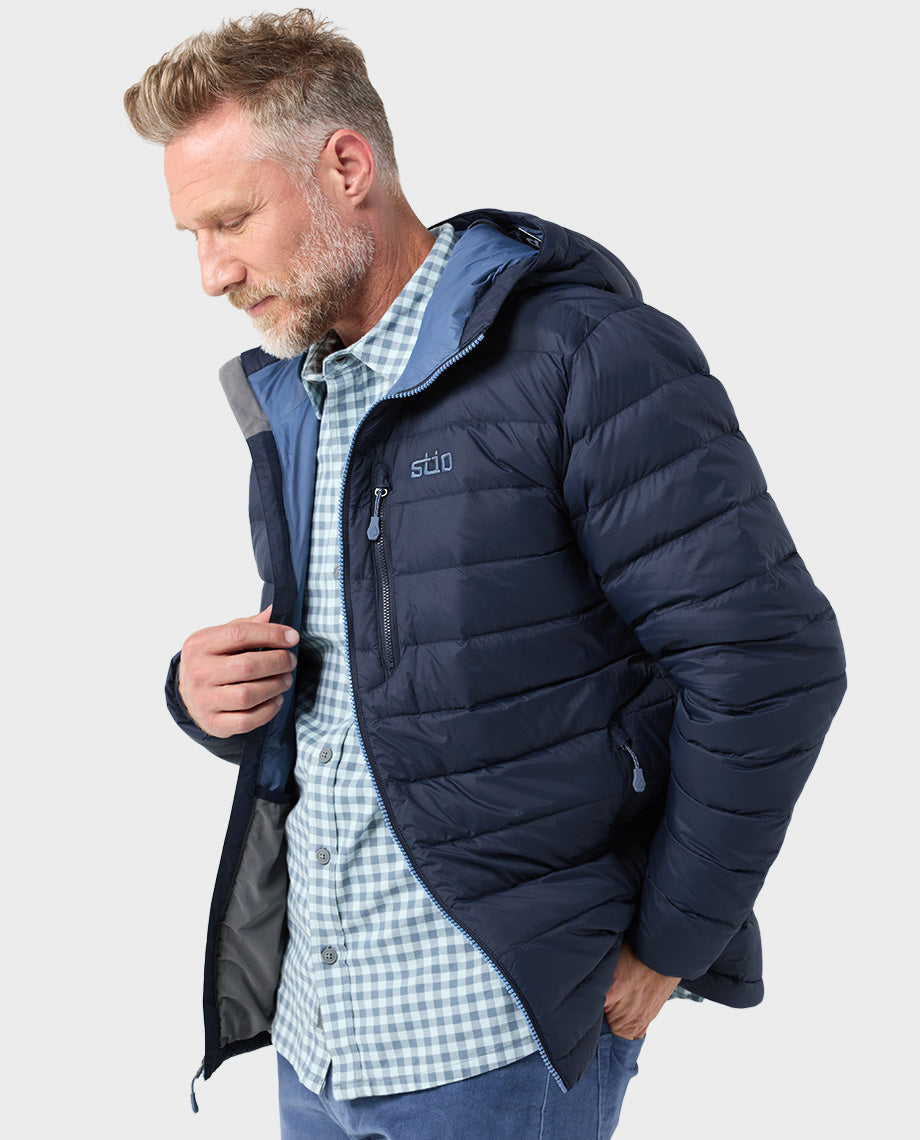 Men's Hometown Down Hooded Jacket - Image 30