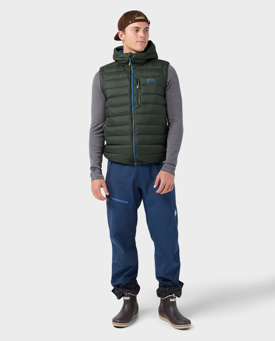 Men's Hometown Down Hooded Vest - Image 4
