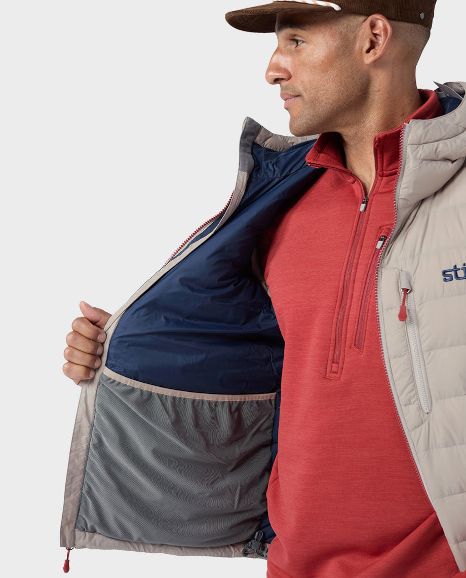 Men's Hometown Down Hooded Vest - Image 16