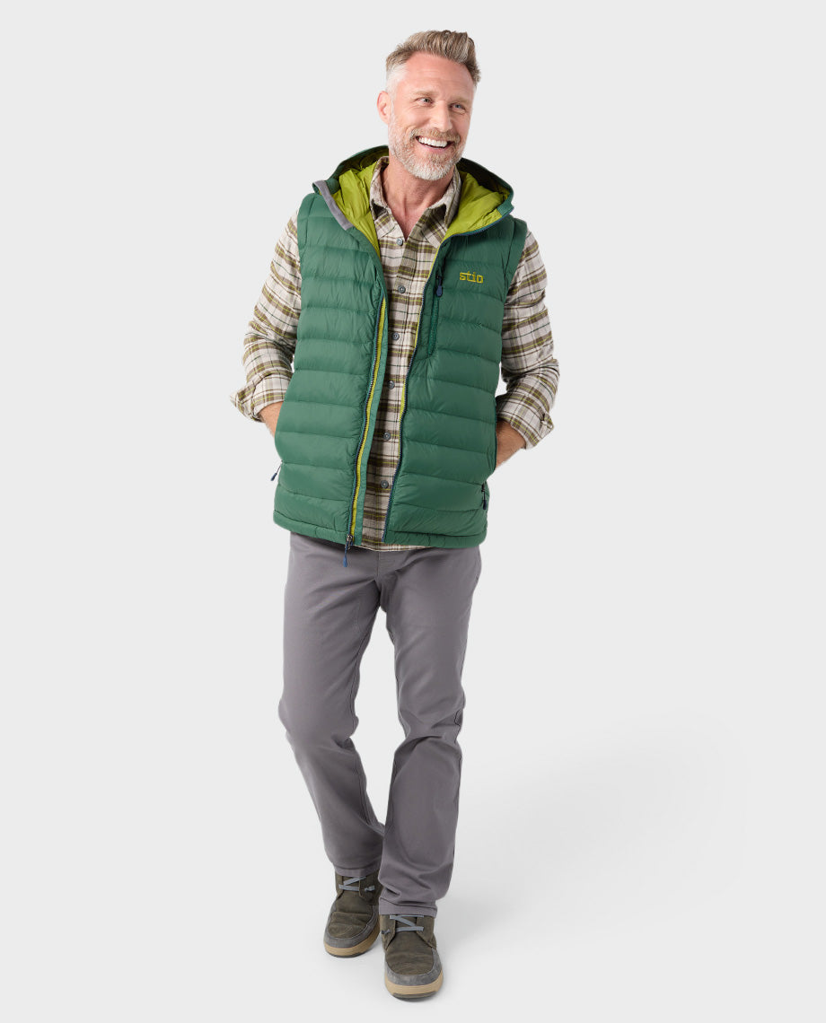 Men's Hometown Down Hooded Vest - Image 23