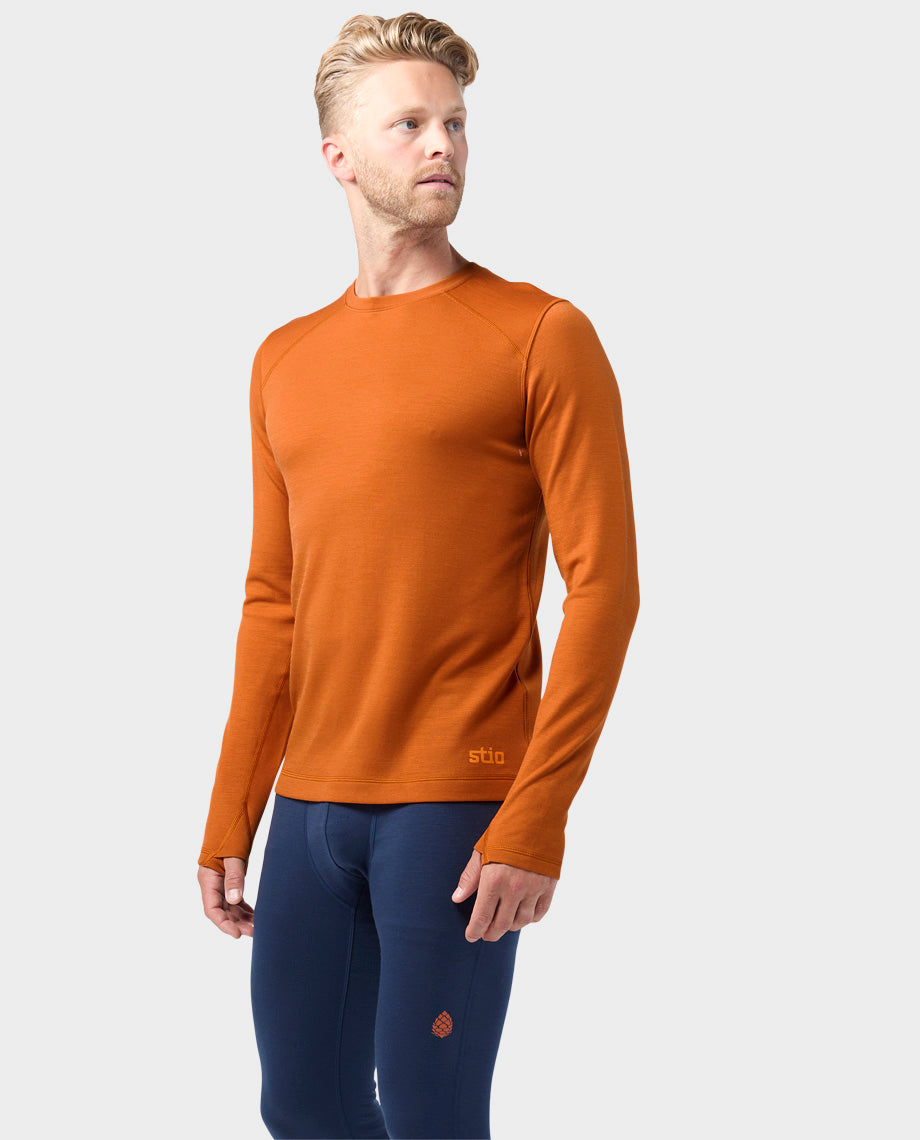 Men's Basis PeakWool Midweight Crew LS - Image 17