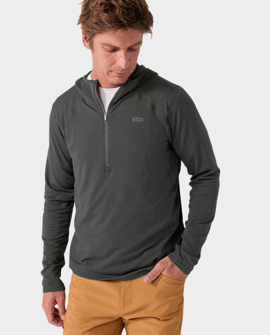 Men's Trax Power Grid Half Zip Hoodie - Image 19